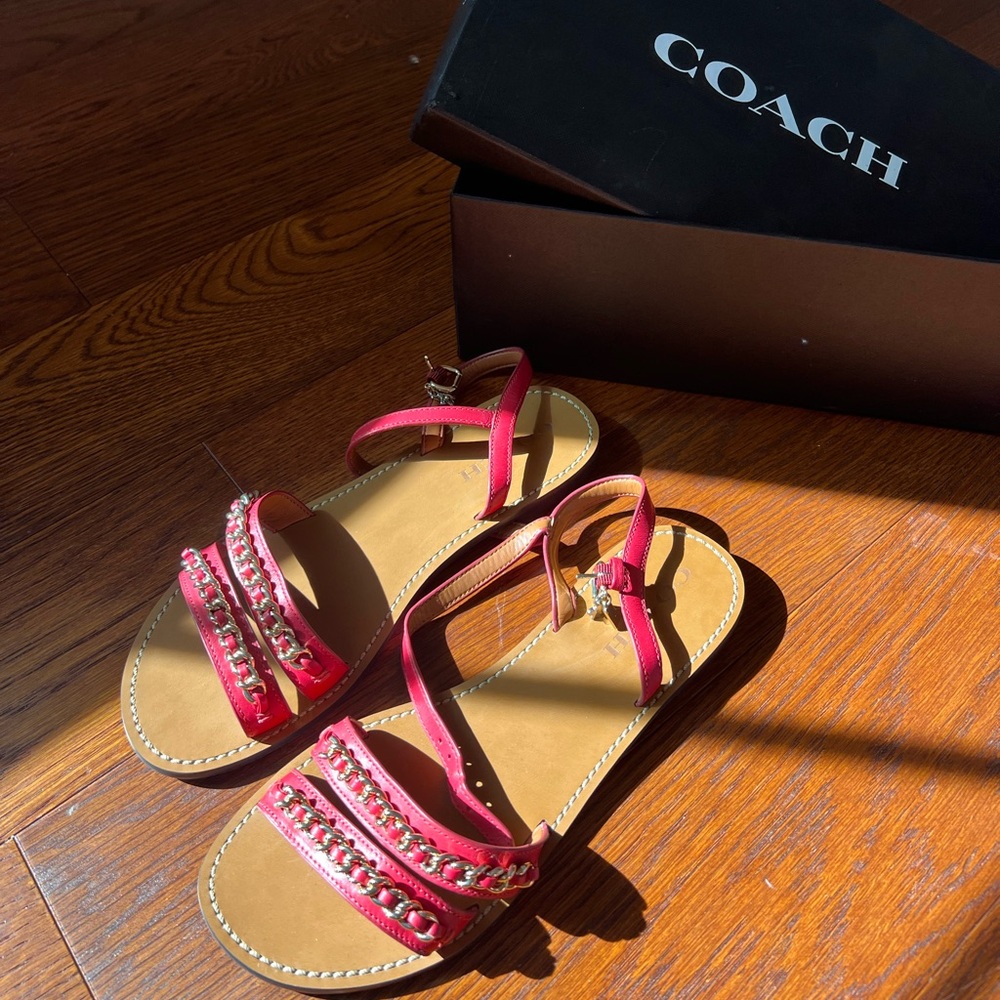 New coach sandals